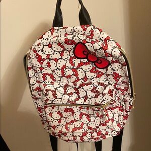 Hello Kitty Backpack with Red Bow